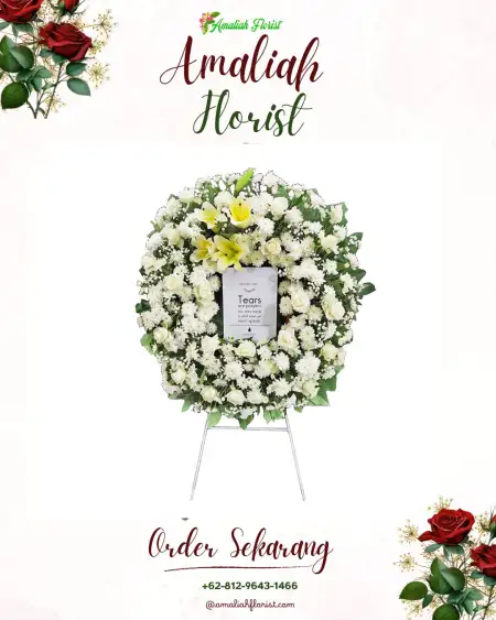 Krans Bunga Duka Butuhan